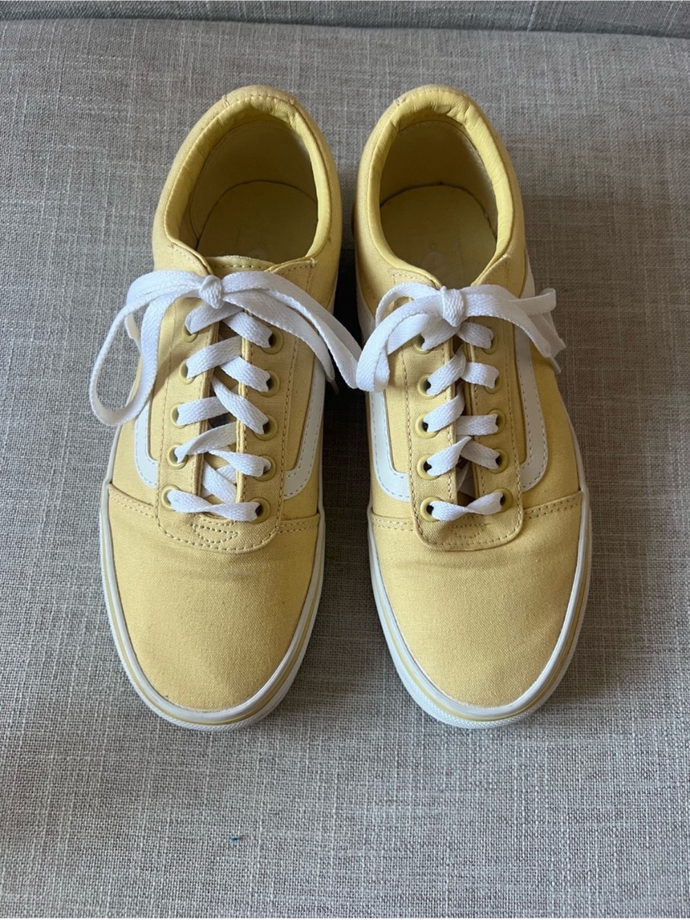 Vans Yellow canvas Sneakers, women’s 7.5, low top,casual skater streetwear